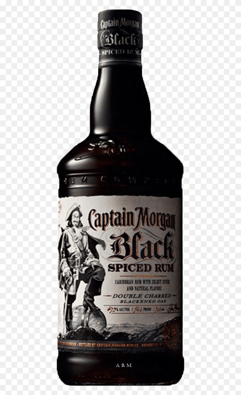 449x1315 Home Spirits Rum Captain Morgan Black 100 Proof, Liquor, Alcohol, Beverage HD PNG Download