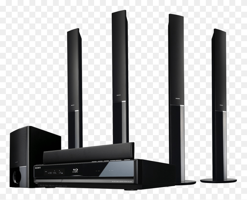 945x753 Home Theater System Home Cinema Sony 5.1, Router, Hardware, Electronics HD PNG Download