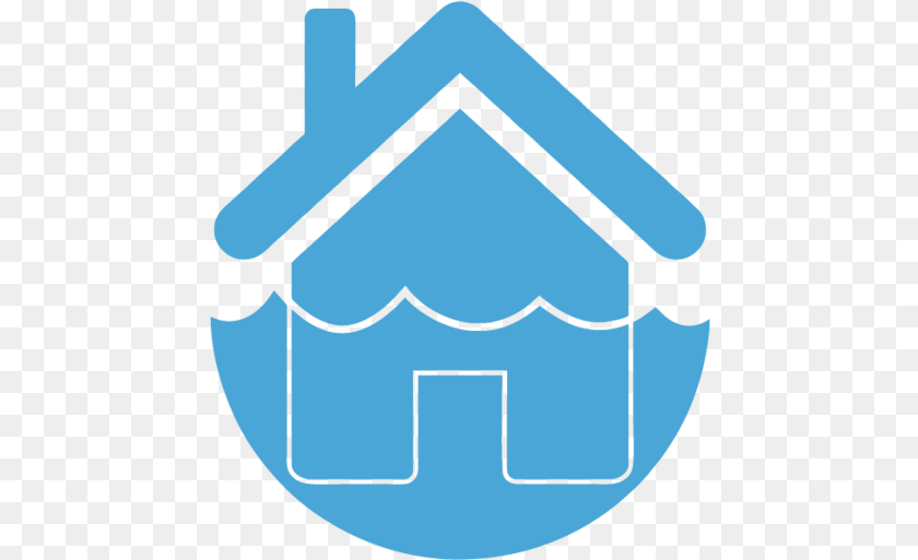Home Under Water Emblem, Outdoors, Nature, Architecture, Building Clipart PNG