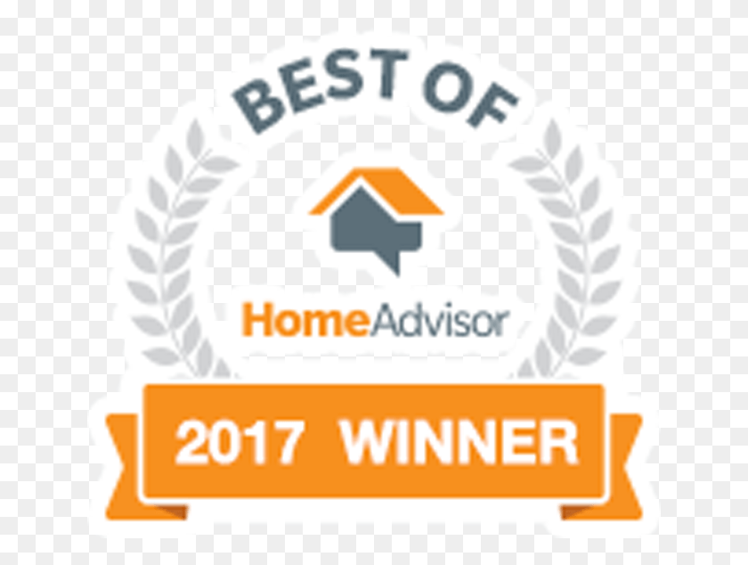 645x574 Homeadvisor 2017 Winner Hvac Repair Best Of Home Advisor 2017 Winner, Label, Text, Logo HD PNG Download