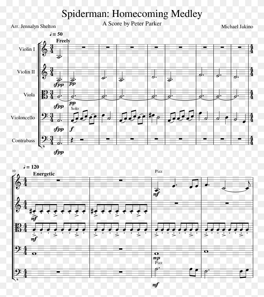 774x886 Homecoming Medley Overture To Lucio Silla Sheet Music, Gray, World Of Warcraft HD PNG Download