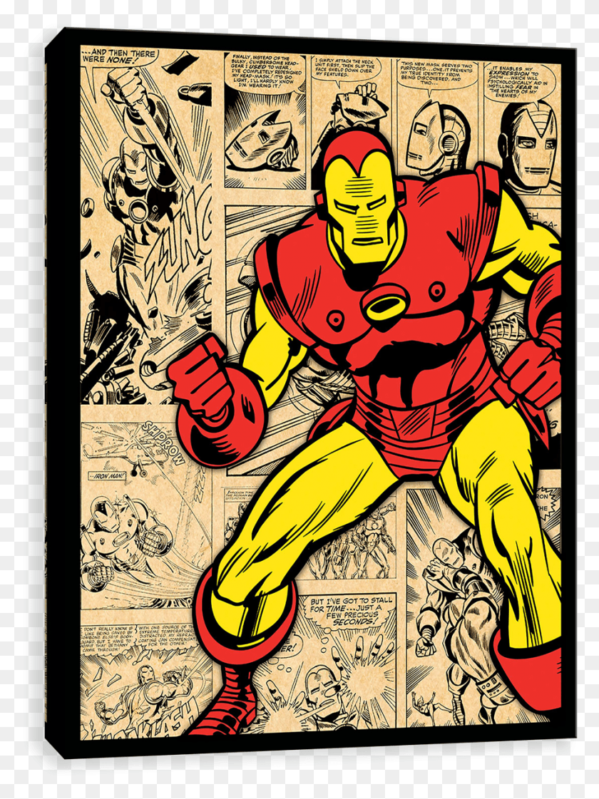 900x1225 Homem De Ferro Quadrinhos Antigos, Poster, Advertisement, Comics HD PNG Download