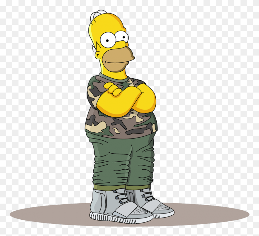 880x796 Homer Drawing Popular Cartoon Homer Simpson Adidas, Clothing, Apparel, Person HD PNG Download