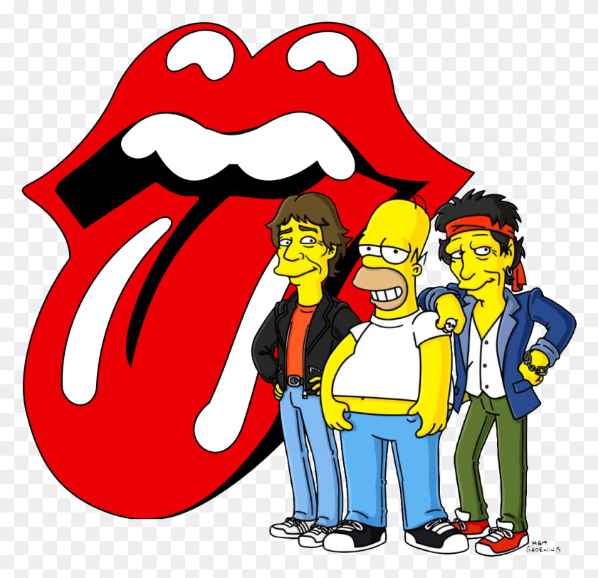 1226x1182 Гомер Симпсон Барт Симпсон The Rolling Stones Музыкант Rolling Stones Симпсоны, Человек, Человек, Люди Hd Png Скачать