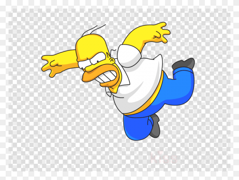 900x660 Homer Simpson Fighting Clipart Homer Simpson Bart Simpson Roblox Youtube For T Shirt, Graphics HD PNG Download