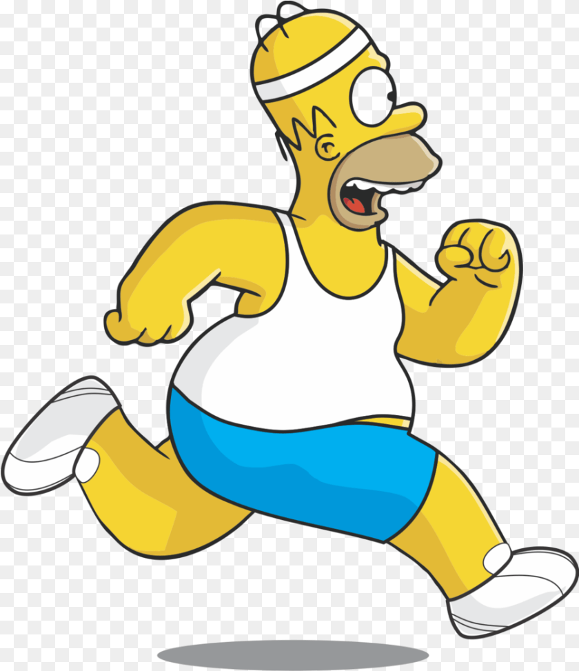 Homer Simpson Homer Simpson Running, Baby, Person Clipart PNG