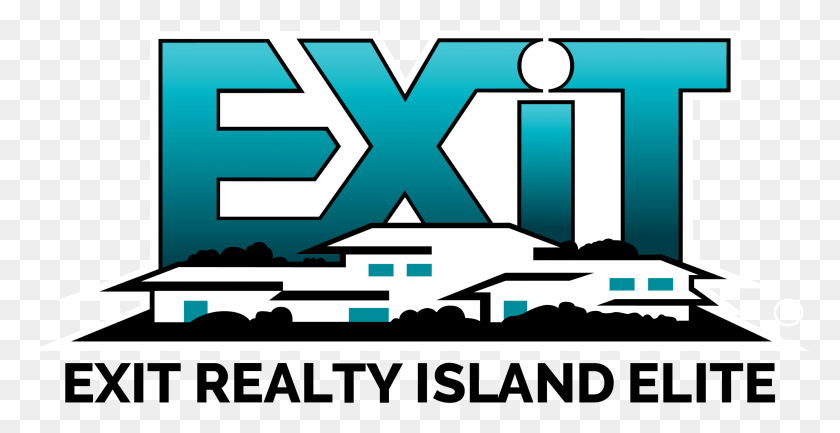 2749x1317 Descargar Png Casas En Venta En Mount Sinai Exit Realty Logo, Símbolo, Texto, Número Hd Png