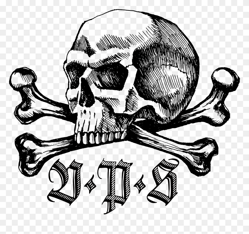 3354x3131 Homesilver Artwhat The Fuck 2 Tr Skull N Crossbones Tattoo, Person, Human, Outdoors HD PNG Download