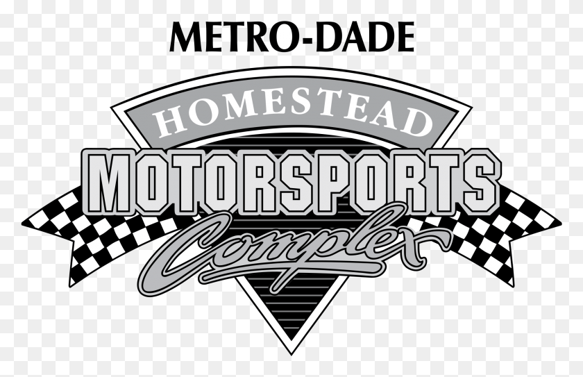 2191x1357 Homestead Motorsports Complex Logo Transparent Illustration, Label, Text, Logo HD PNG Download