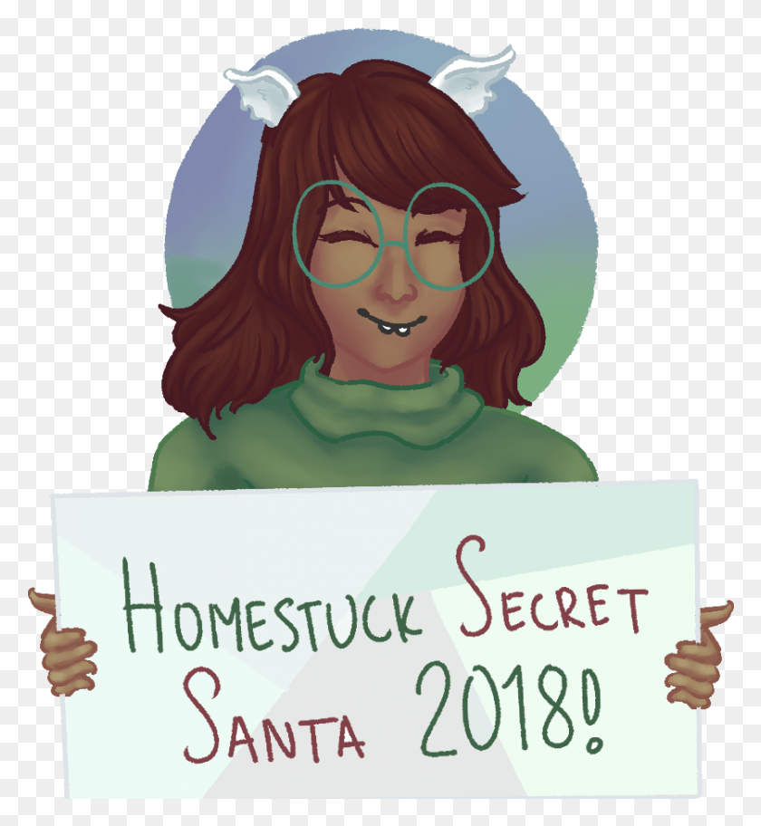 836x914 Homestuck Secret Santa 2018 Is Here There39s Been A Illustration, Text, Person, Human HD PNG Download