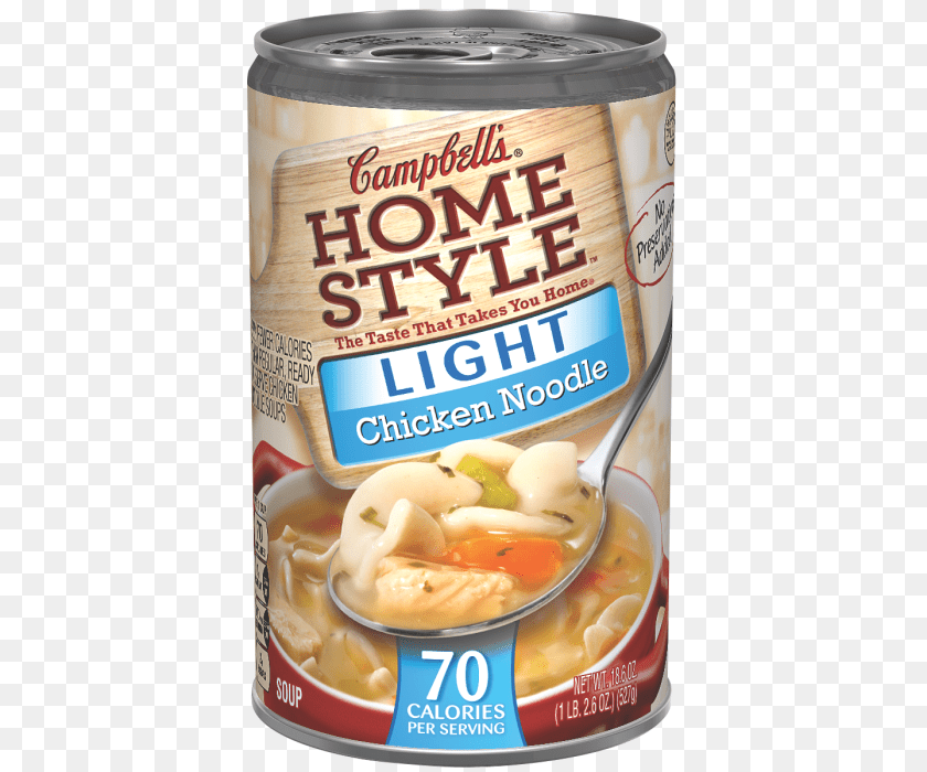700x700 Homestyle Light Chicken Noodle Soup, Can, Tin, Bowl PNG
