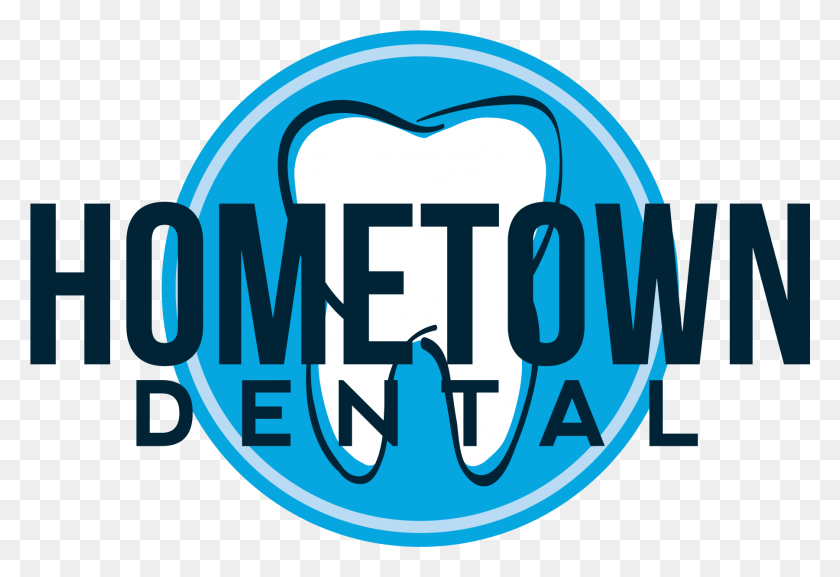 1801x1195 Hometown Dental Logo Print Graphic Design, Symbol, Trademark, Text HD PNG Download