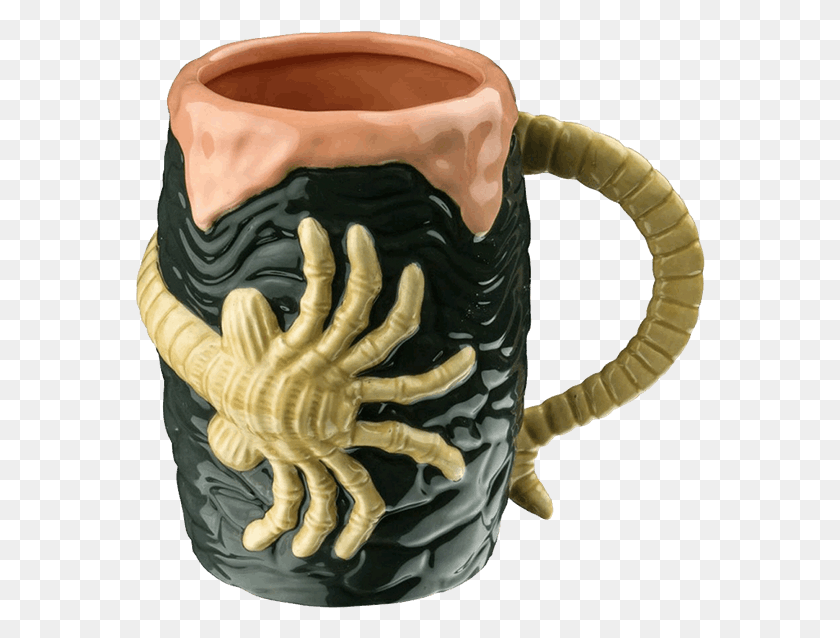 570x578 Homewares Facehugger Egg, Coffee Cup, Cup, Jug HD PNG Download