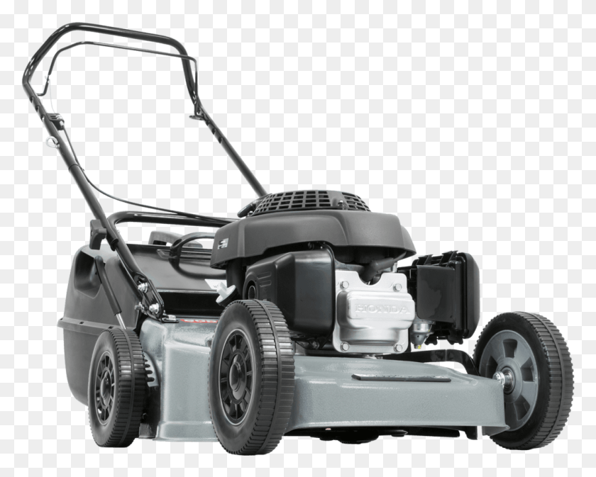 1063x836 Honda Powered Gvc160 Mulch And Catch Mower Walk Behind Mower, Lawn Mower, Tool, Wheel HD PNG Download
