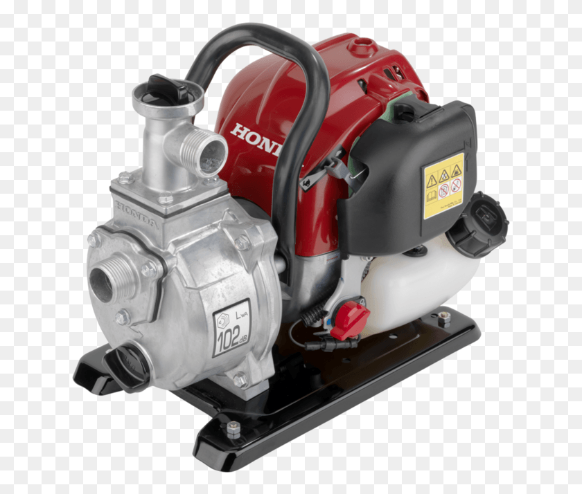633x654 Honda Wx10 Gas Water Pump, Machine, Motor, Lawn Mower HD PNG Download