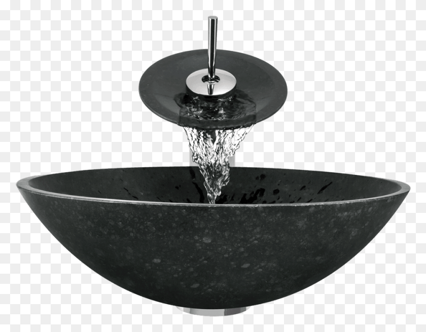 936x714 Honed Basalt Black Granite Vessel Sink Bathroom Sink, Sink Faucet HD PNG Download