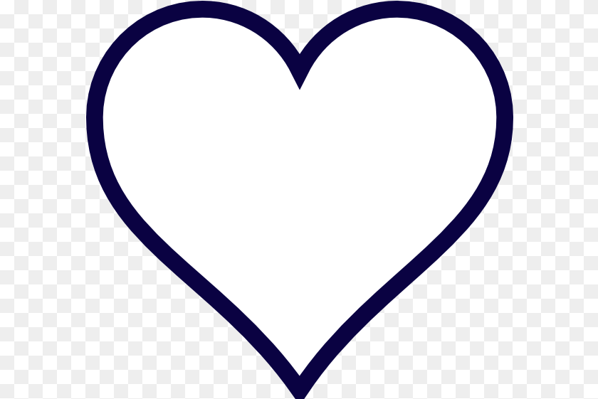 601x561 Honesty Coloured Heart Picture Blue Heart Outline Clipart PNG