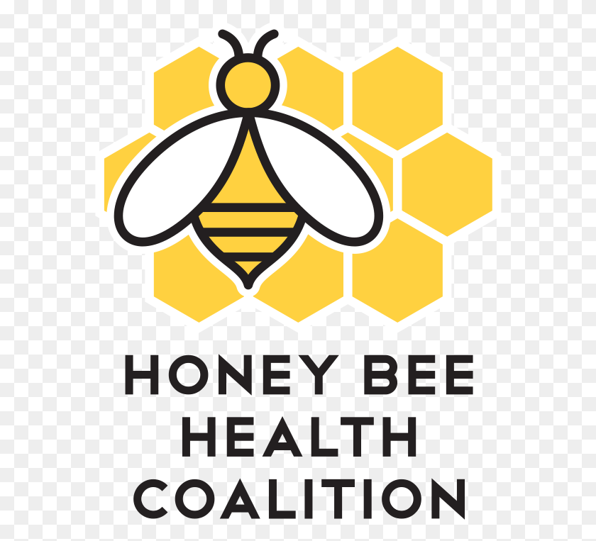 574x703 Honey Bee Logo Honey Bee Health Coalition, Label, Text, Car HD PNG Download