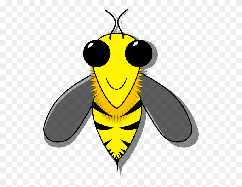 541x588 Honey Bees Comb In Cartoon Female Boss Cartoon, Animal, Mammal HD PNG Download