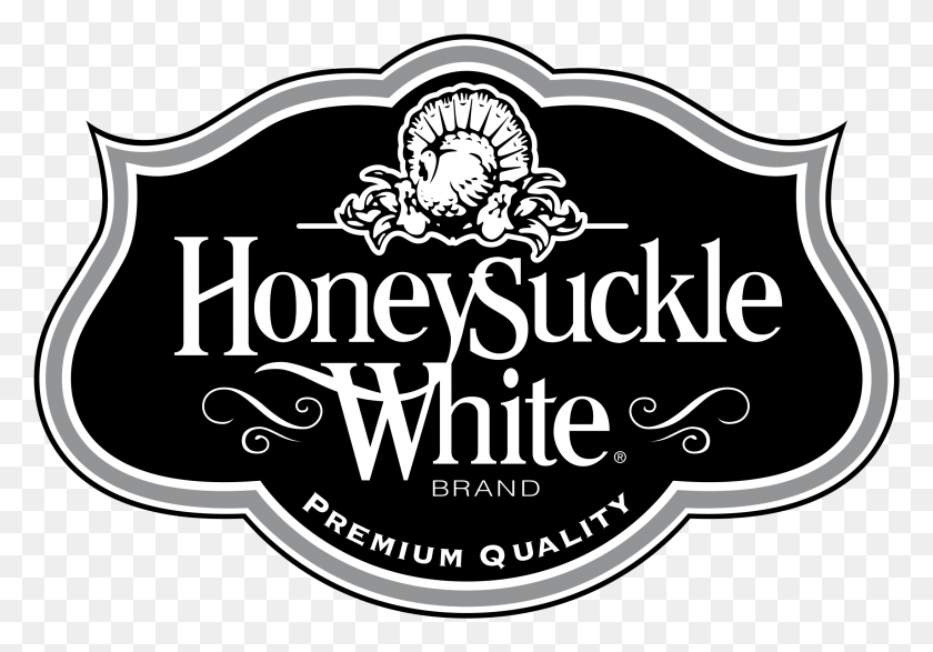 2191x1483 Honey Suckle White Logo Transparent Honey Vector, Label, Text, Logo HD PNG Download