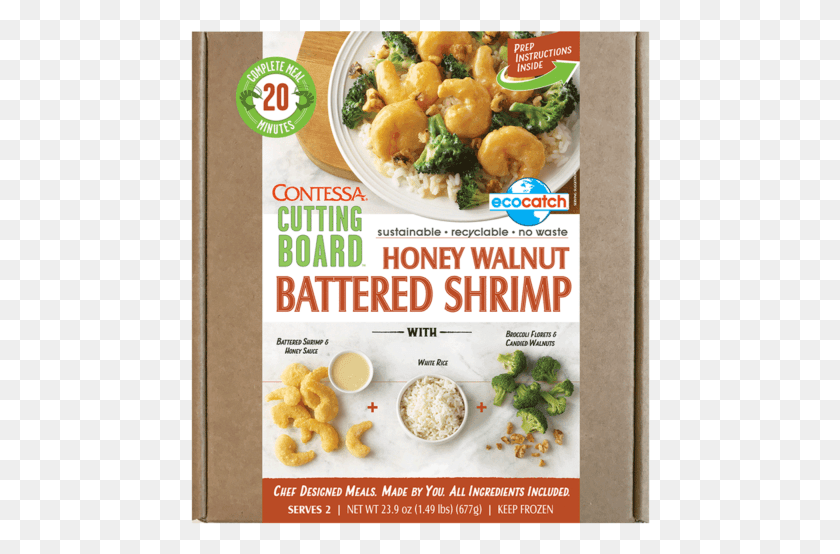 460x494 Honey Walnut Battered Shrimp Dish, Poster, Advertisement, Flyer HD PNG Download