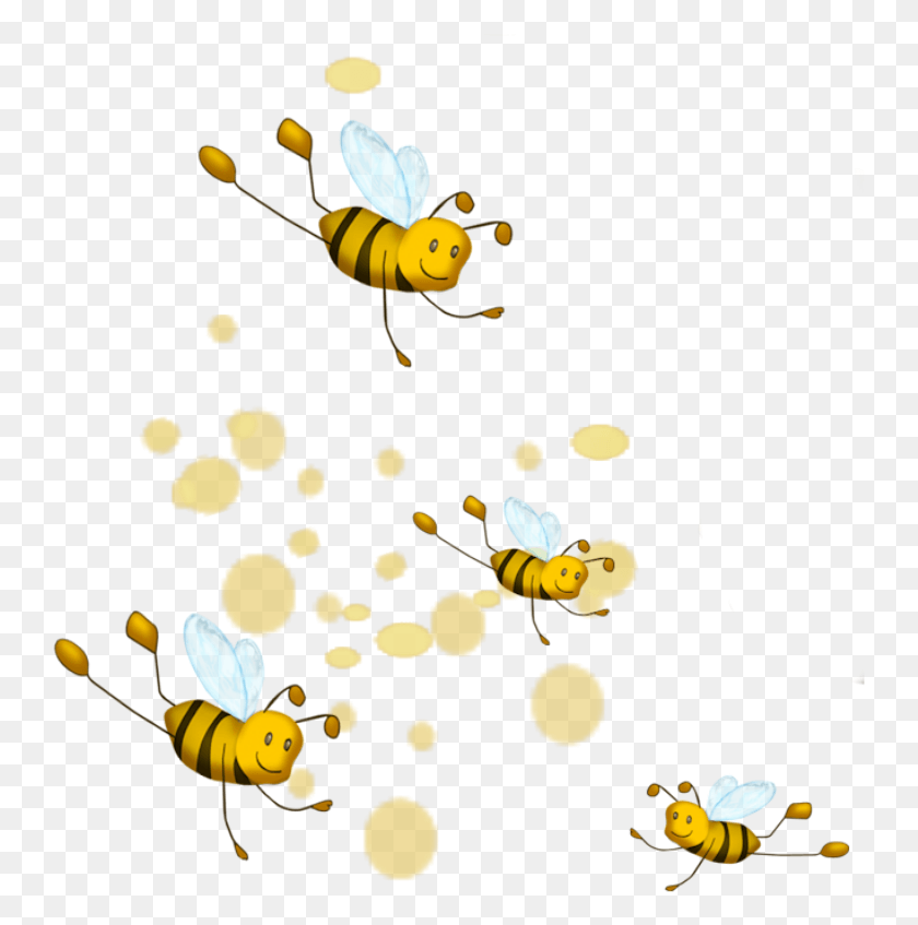 743x787 Пчелы, Животные, Беспозвоночные, Насекомые, Hd Png Скачать