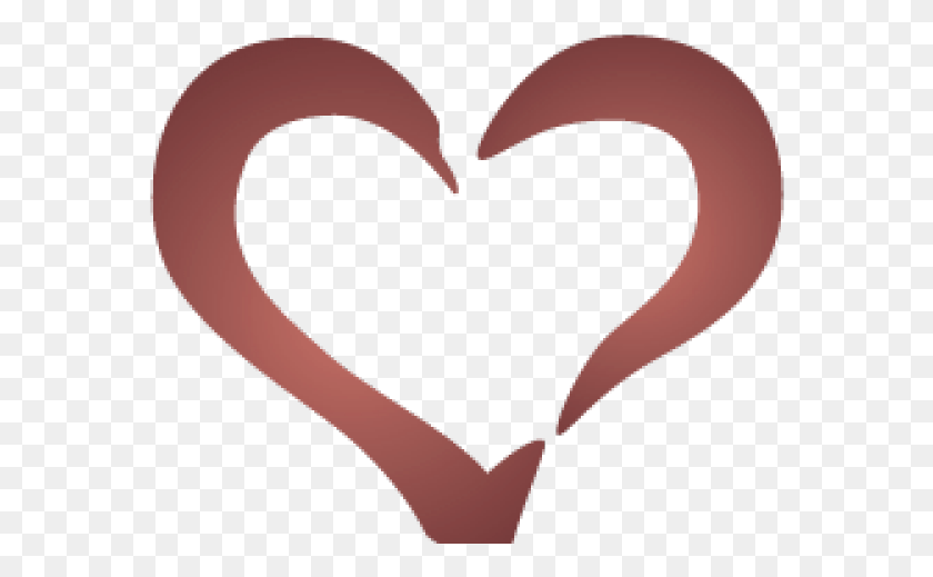 572x459 Honeymoon Clipart Two Heart Heart, Heart, Maroon, Cushion HD PNG Download