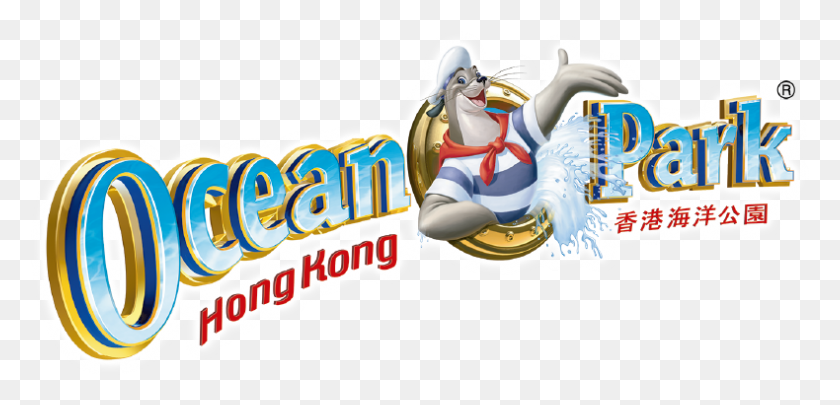 790x350 Гонконгский Парк Развлечений Ocean Park Логотип Гонконга, Сладости, Еда, Кондитерские Изделия Hd Png Скачать