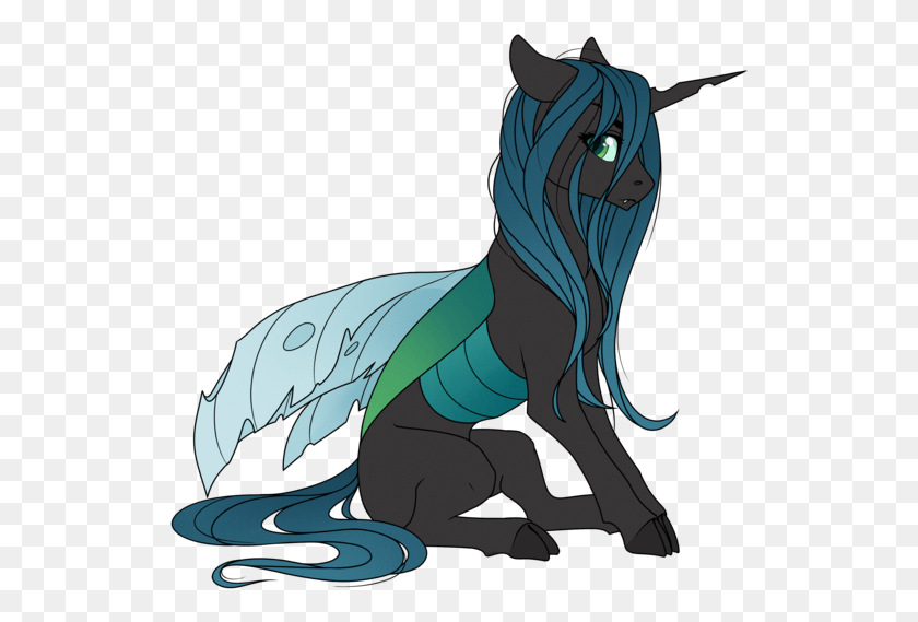 529x509 Honiibree Changeling Cloven Hooves Fangs Female Illustration, Animal, Mammal, Horse HD PNG Download