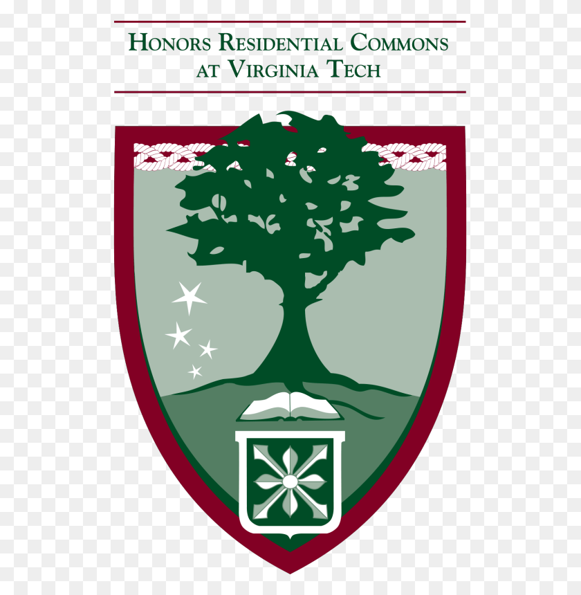 513x800 Honors Residential Commons At Vt Logo Emblem, Shield, Armor, Poster HD PNG Download