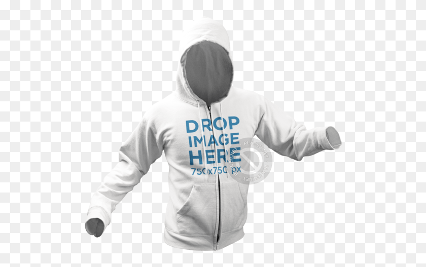 510x467 Hoodie Invisible Model Mockup Over A Background Hoodie, Clothing, Apparel, Sweatshirt HD PNG Download