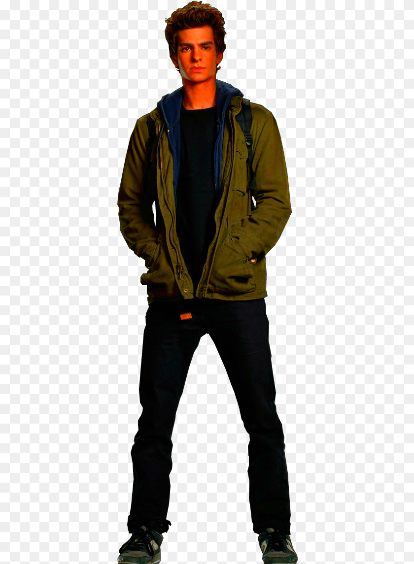 370x1145 Hoodie Peter Parker No Background, Adult, Sleeve, Person, Man Clipart PNG
