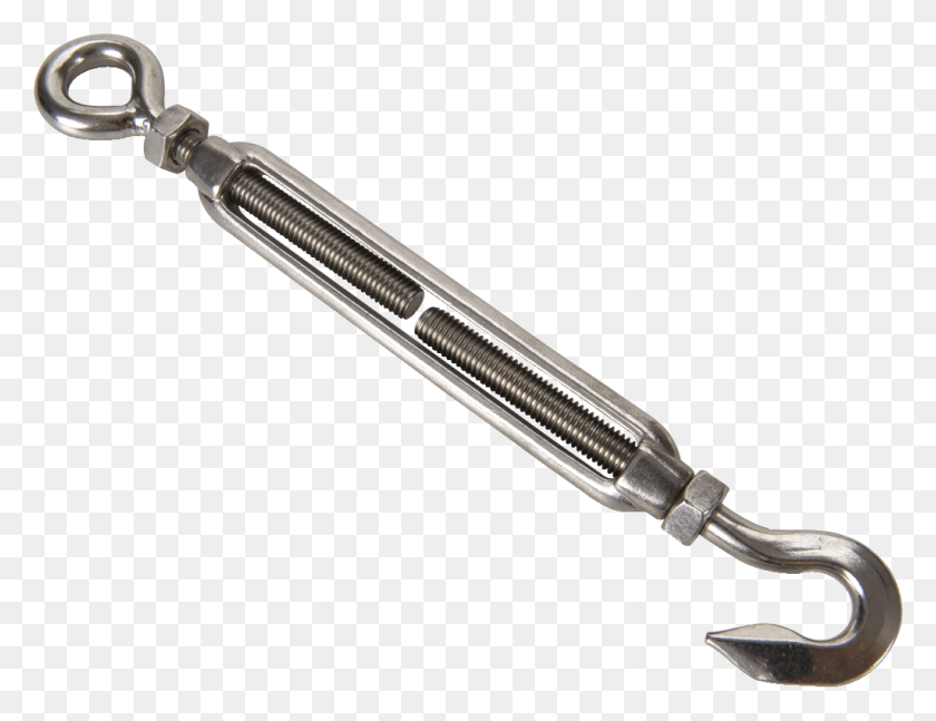 1024x771 Hook And Eye Turnbuckle 10Mm Stainless Steel Keychain, Weapon, Weaponry, Pen Descargar Hd Png