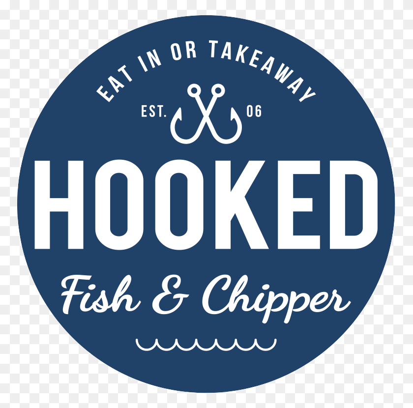 769x770 Hooked Fish And Chips, Text, Logo, Symbol HD PNG Download