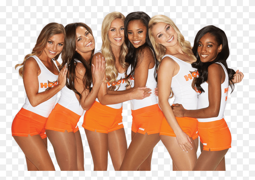 961x655 Hooters Girls, Clothing, Apparel, Person HD PNG Download