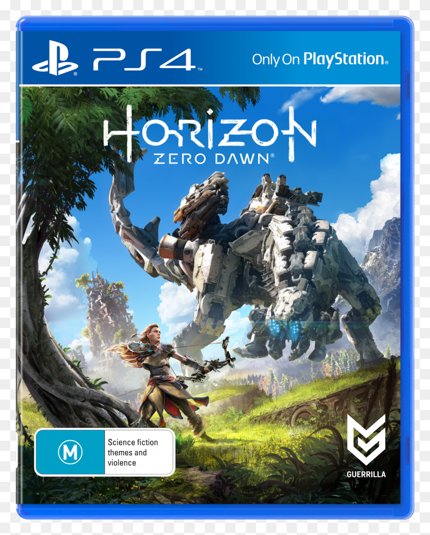 1158x1461 Horizon Zero Dawn: Захватывающая Новая Ролевая Игра Для Playstation 4 Horizon Zero Dawn, Плакат, Реклама, Человек Hd Png Скачать