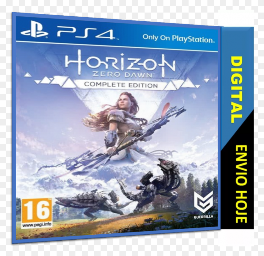 943x914 Horizon Zero Dawn Complete Edition Rating, Person, Human, Poster HD PNG Download