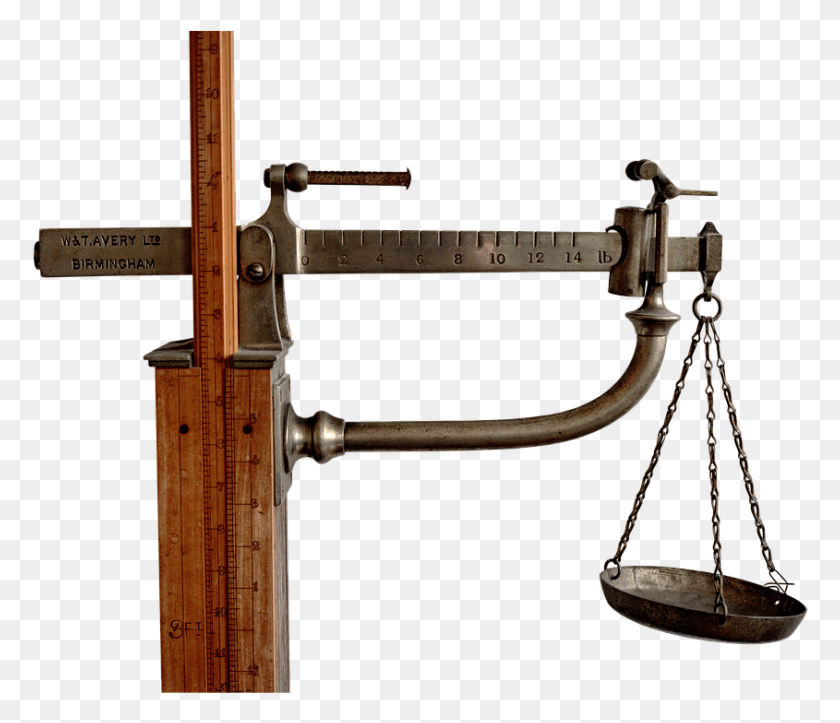 845x719 Horizontal Old Old Scale Weight Weigh Out Pan Old Weigh, Bronze, Bow, Tool HD PNG Download