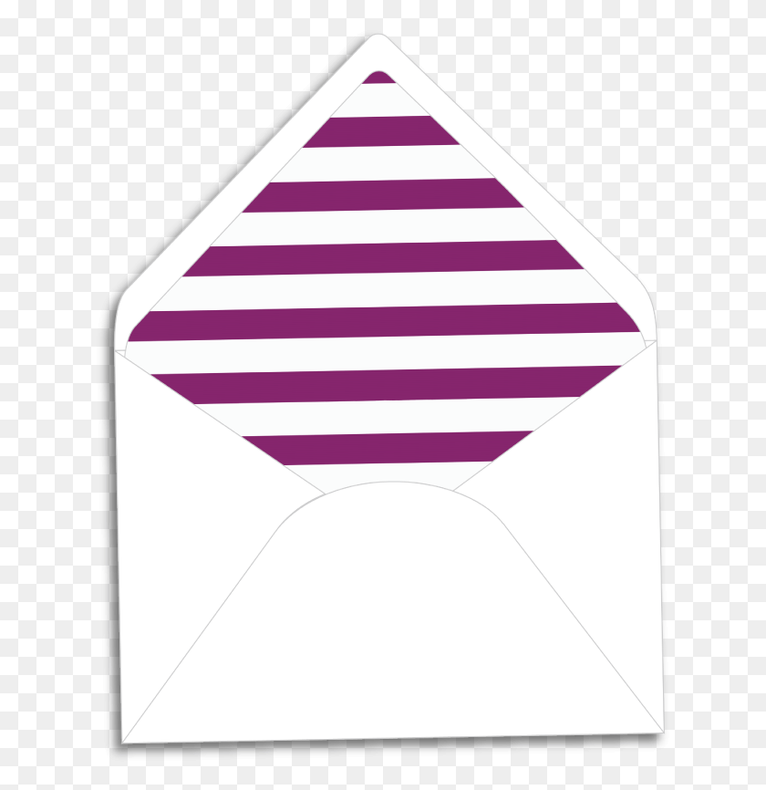 633x806 Horizontal Stripes Web Envelope Liners Envelopes Triangle, Mail, Rug, Airmail HD PNG Download