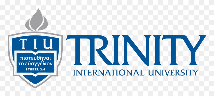 1755x719 Descargar Png / Logotipo De La Escuela De Divinidad Evangélica De La Trinidad Png