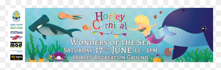 1200x321 Horley Carnival Cartoon, Advertisement, Poster, Flyer HD PNG Download