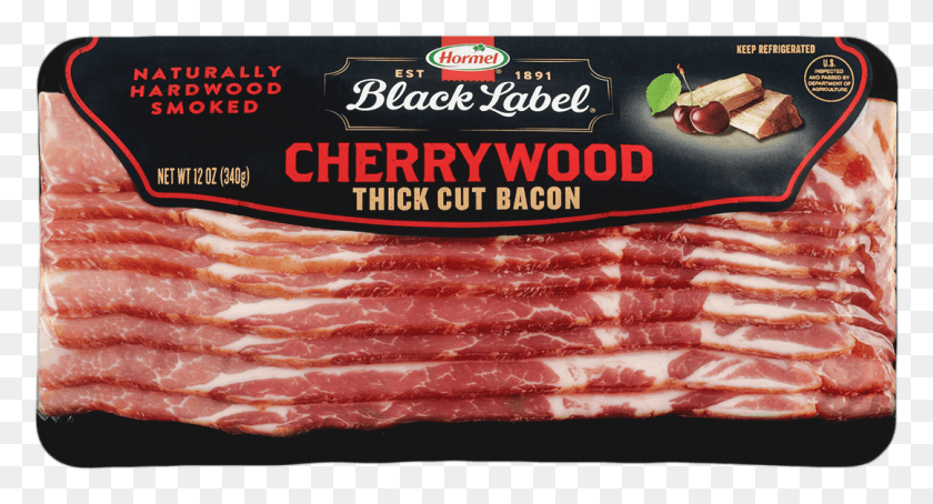 1080x546 Hormel Black Label Cherrywood Bacon, Pork, Food HD PNG Download