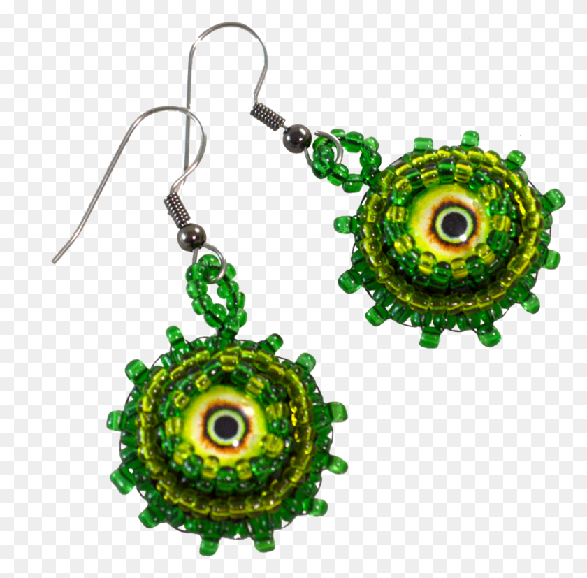 927x912 Horror Earrings Green Monster Eyes Earrings, Accessories, Accessory, Jewelry Descargar Hd Png