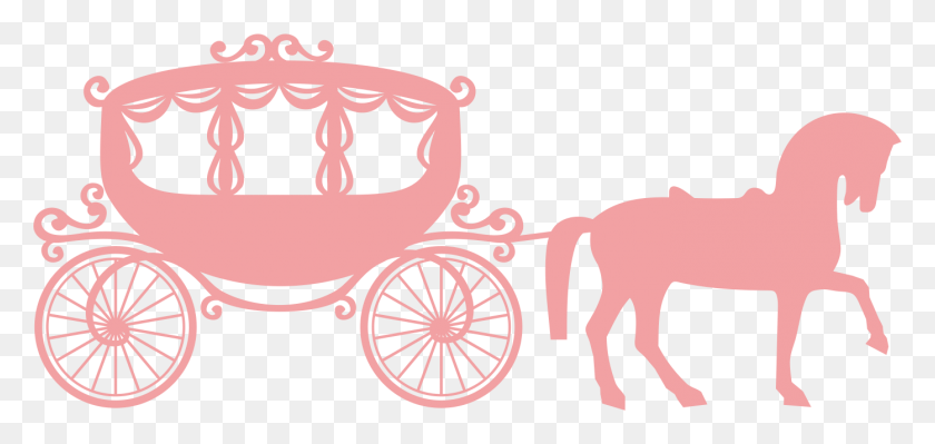 1395x607 Horse And Buggy Carriage Horse Drawn Vehicle Clip Art Silhouette Carriage, Transportation, Horse Cart, Wagon HD PNG Download