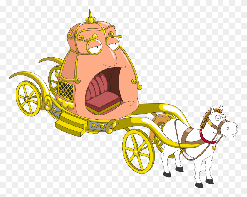 883x692 Horse Brian And Carriage Joe Family Guy Quest Family Guy Brian Horse, Horse Cart, Wagon, Vehicle HD PNG Download