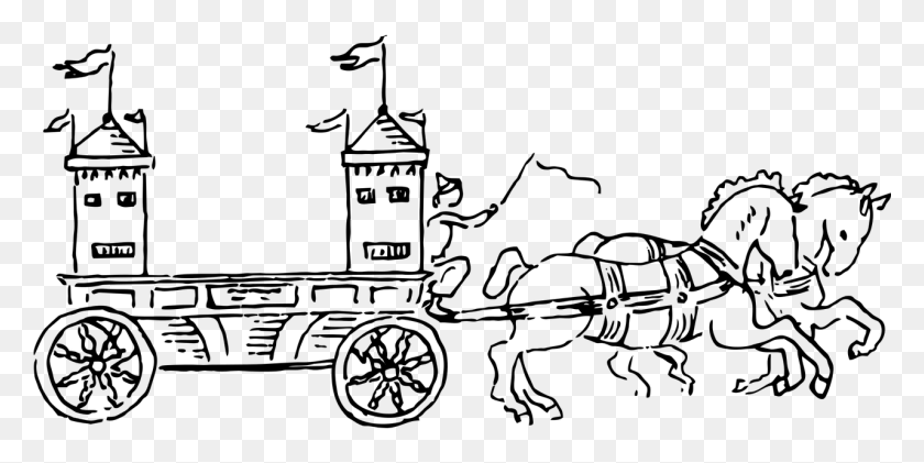 1281x594 Конный Экипаж Принцесса Рисовать Рат С Лошадьми, Серый, Мир Варкрафта Png Скачать