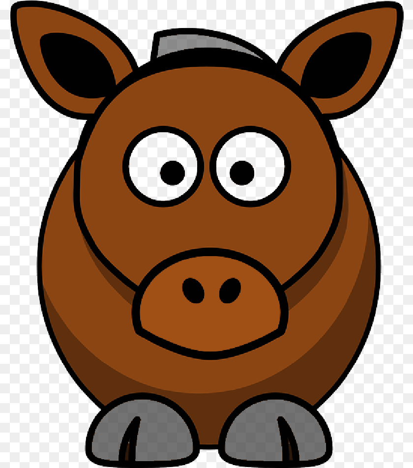 801x952 Horse Cow Animal Brown Funny Happy Mammal Donkey, Baby, Person Transparent PNG