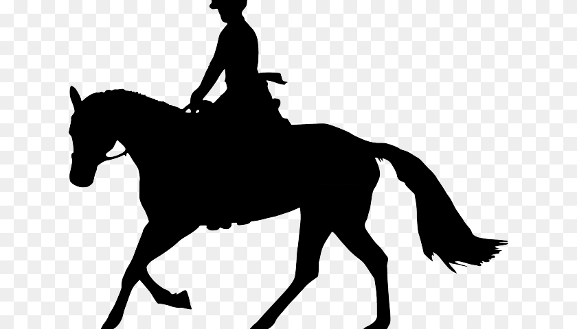 640x480 Horse Riding Transparent Horse Silhouette Transparent Background, Person, Animal, Mammal Clipart PNG