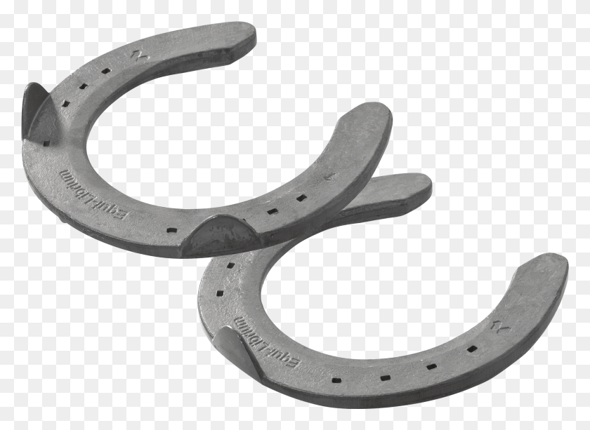 2177x1544 Horse Shoes With Side Clips Transparent Cartoons Horse Shoes With Side Clips, Horseshoe, Hammer, Tool HD PNG Download