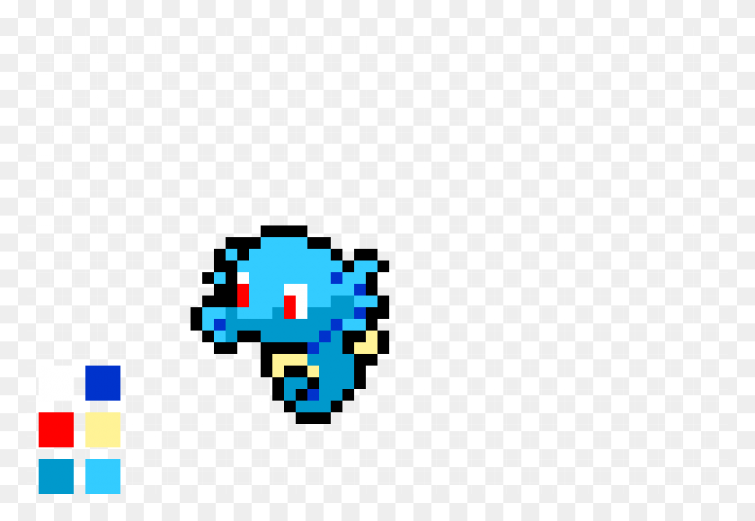 960x640 Pixel Art Покемон Pixel Art Seadra, Pac Man Hd Png Скачать